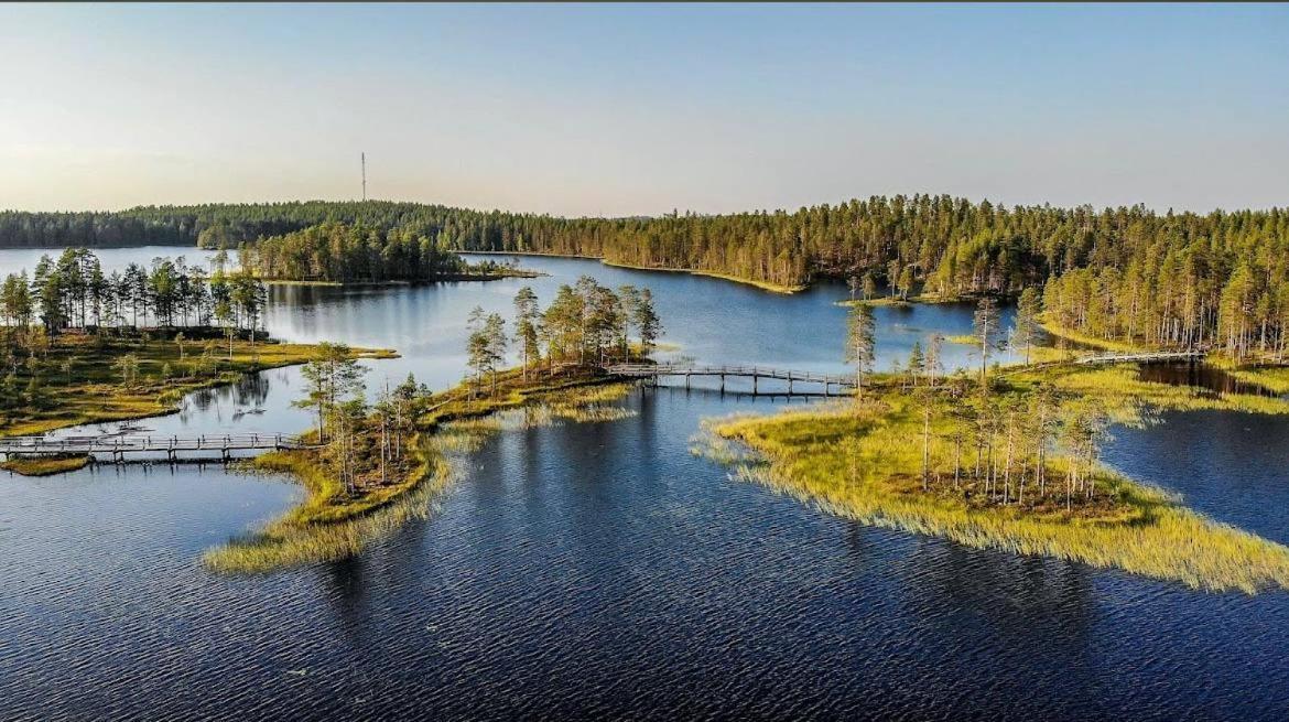 Hotel Laahtanen camping Ristijärvi Esterno foto